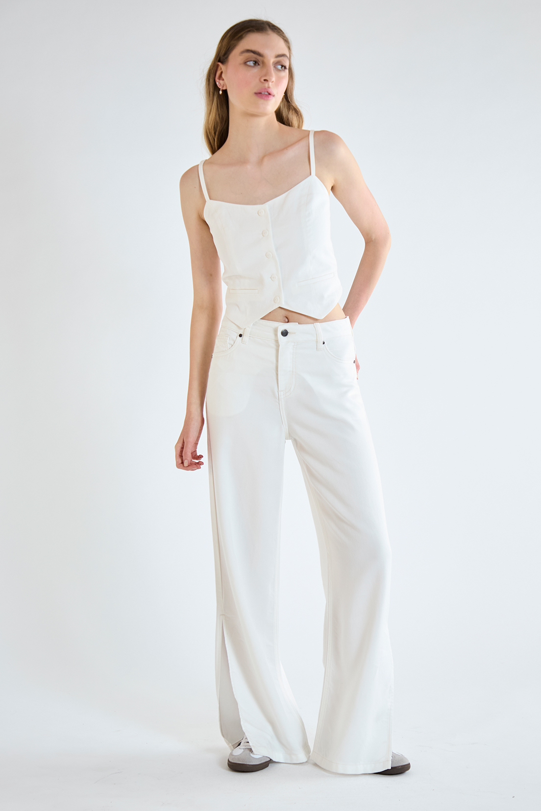 JEAN MUJER IO BLANCO LISO - 1