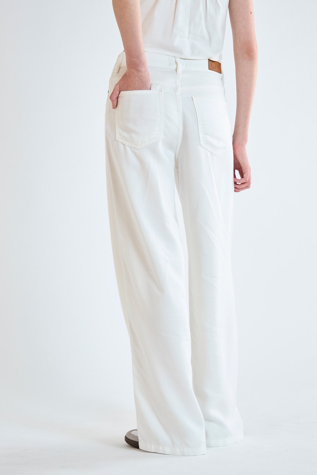 JEAN MUJER IO BLANCO LISO - 5