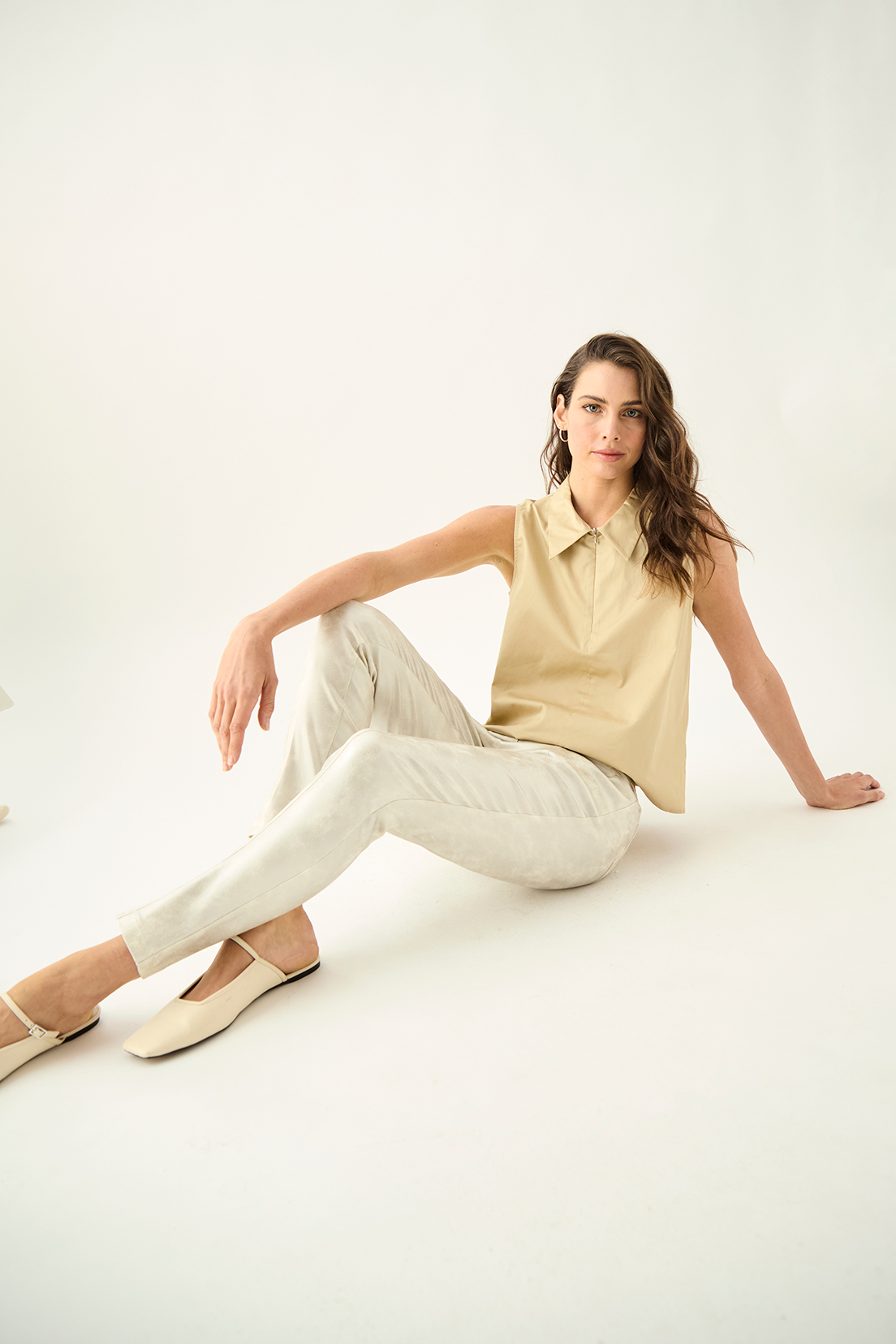 BLUSA MUJER ASH BEIGE LISA - 3