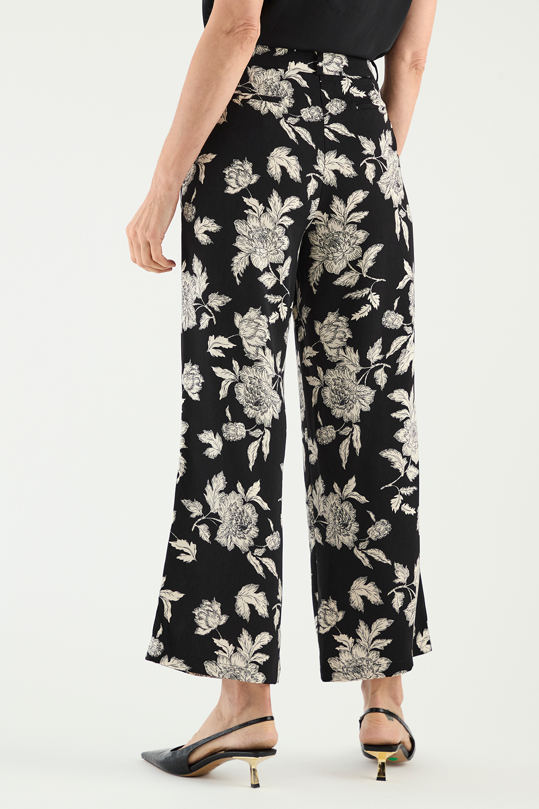 PANTALÓN MUJER MA GRIFFE NEGRO ESTAMPADO - 5