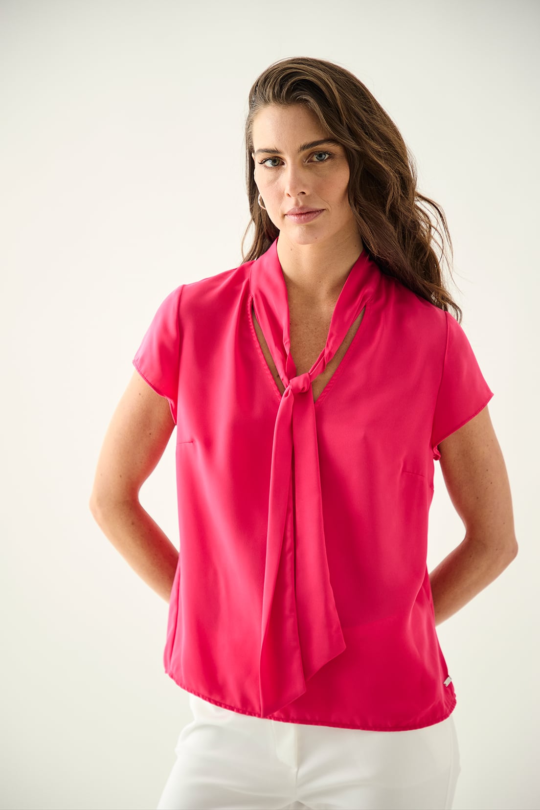 BLUSA MUJER ASH FUCSIA LISA - 1