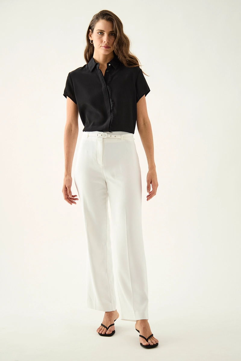 BLUSA MUJER ASH NEGRO LISA - 5