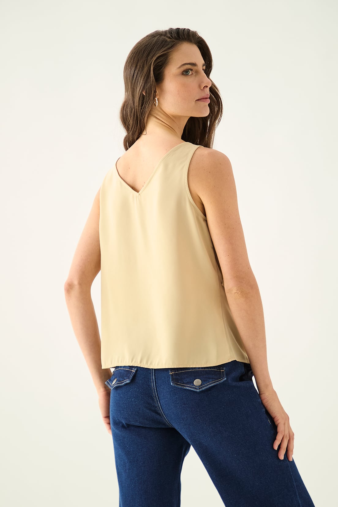 BLUSA MUJER ASH BEIGE LISA - 4
