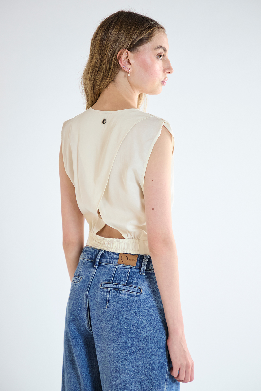 BLUSA MUJER IO BEIGE LISA - 4