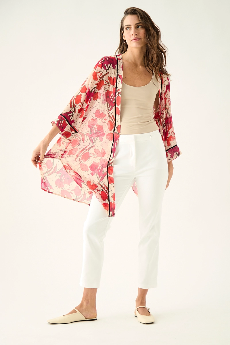 TAPADO MUJER ASH FUCSIA ESTAMPADO - 1