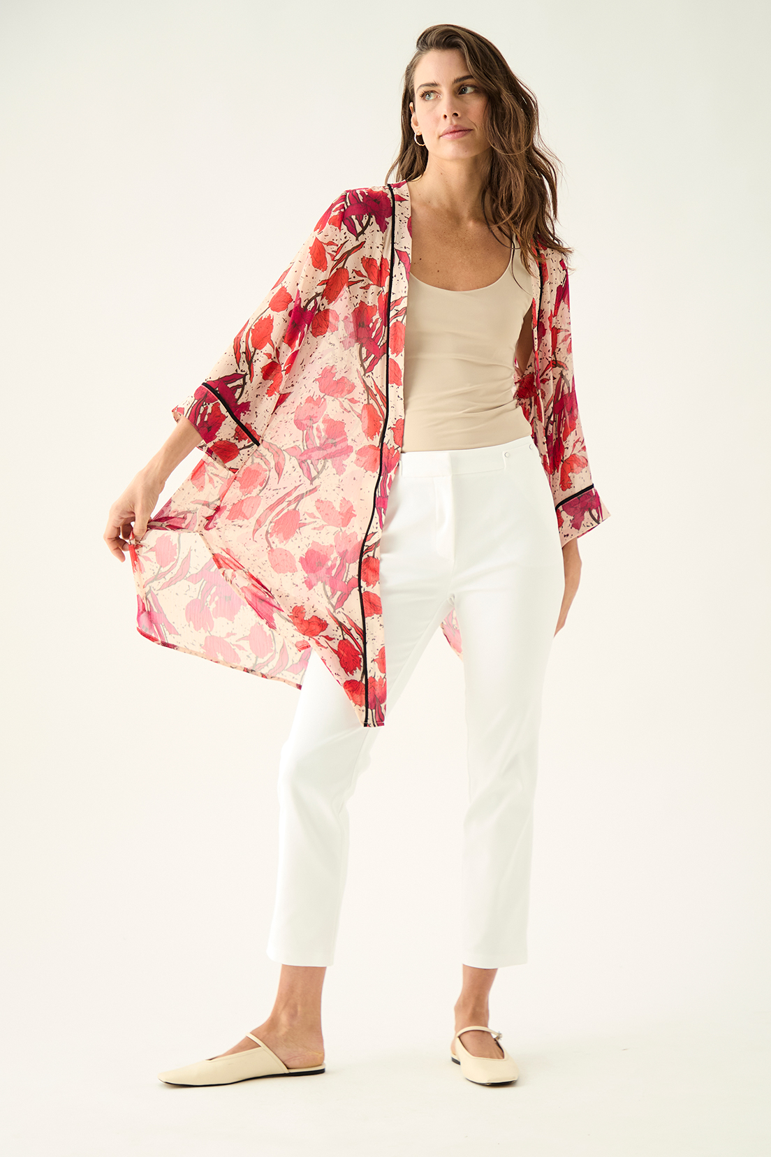 TAPADO MUJER ASH FUCSIA ESTAMPADO - 1