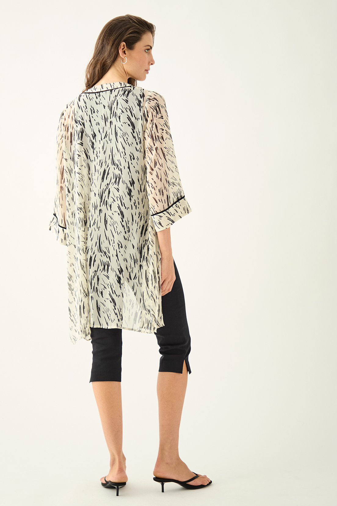 TAPADO MUJER ASH BEIGE ESTAMPADO - 5