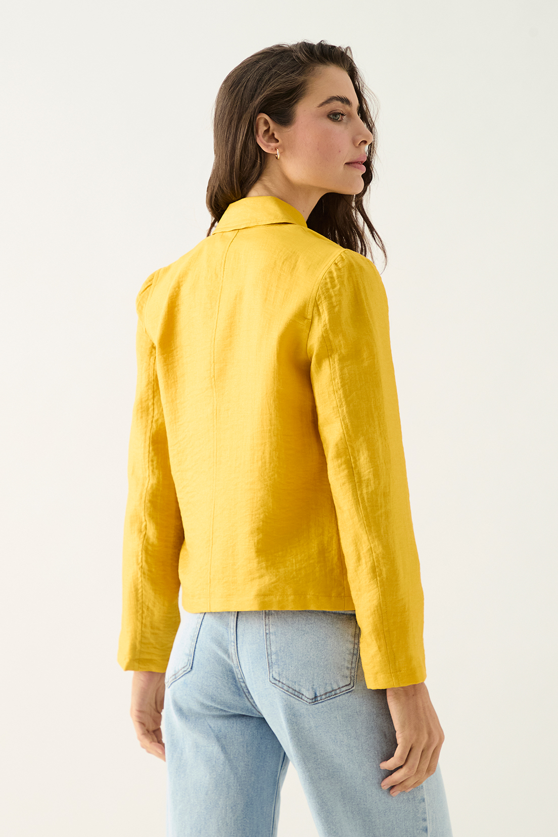 CHAQUETA MUJER ASH MOSTAZA LISA - 5