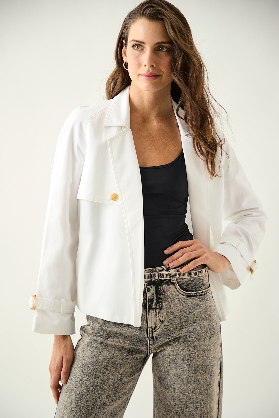 CHAQUETA MUJER ASH BLANCO LISA - 1