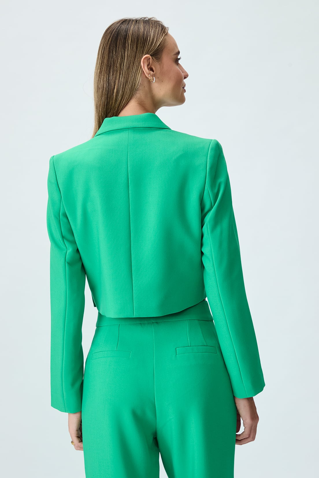 BLAZER MUJER IO VERDE LISO - 4