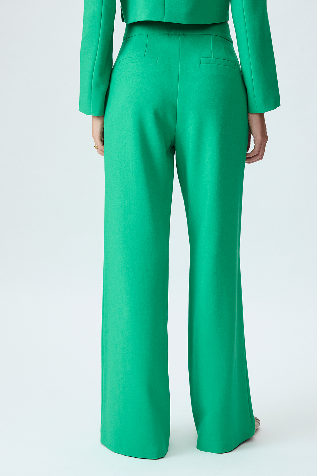 PANTALÓN MUJER IO VERDE LISO - 5