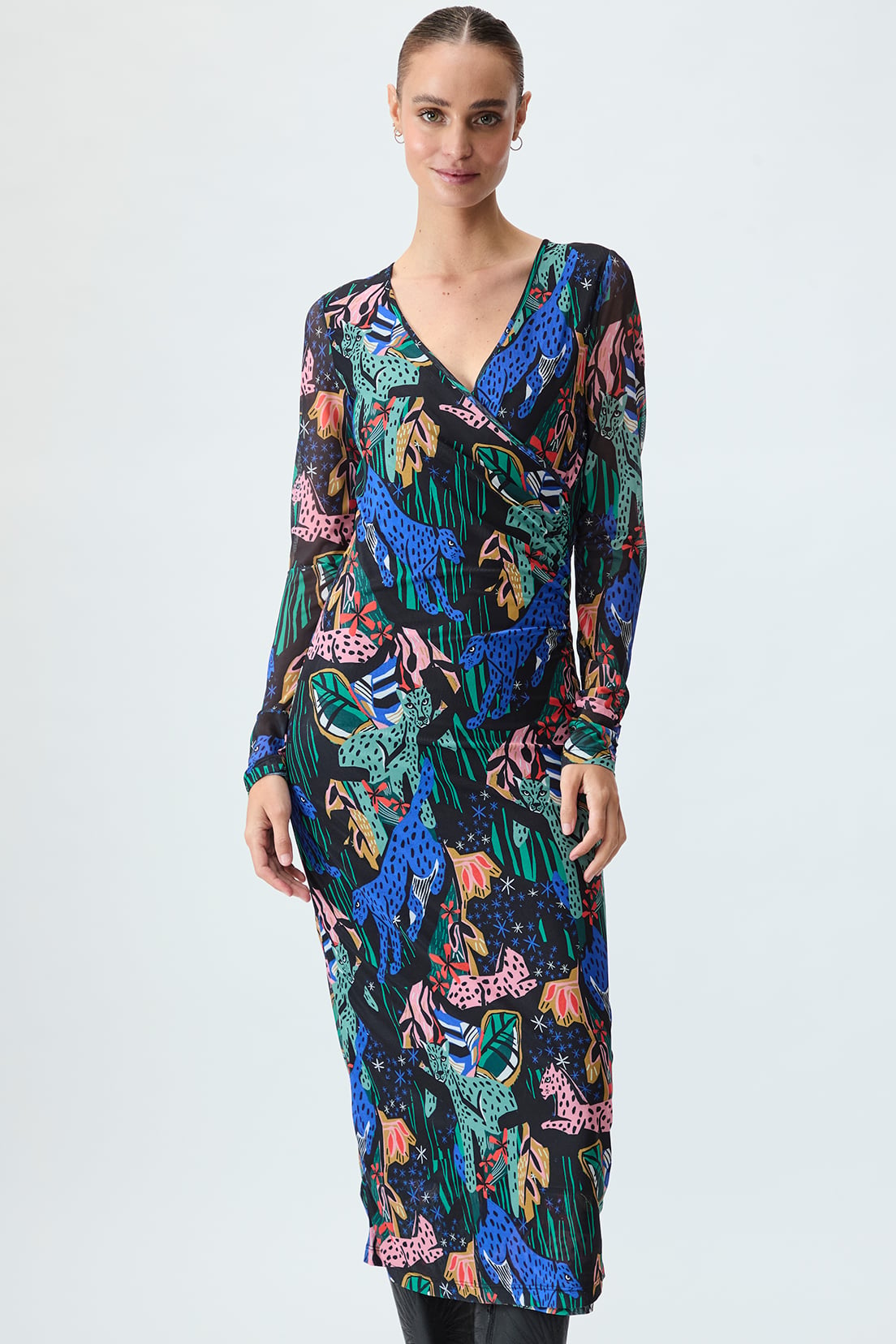 VESTIDO MUJER IO NEGRO FANTASIA LARGO - 3