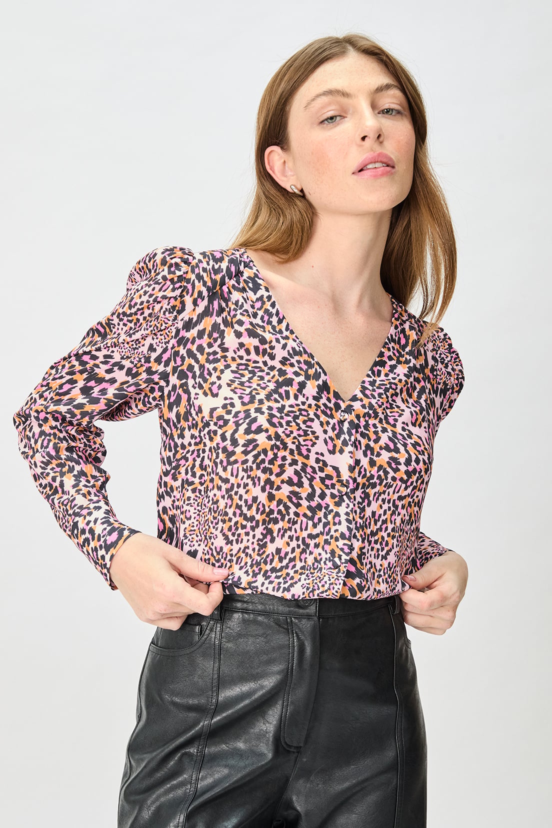 BLUSA MUJER IO ROSADO FANTASIA - 1