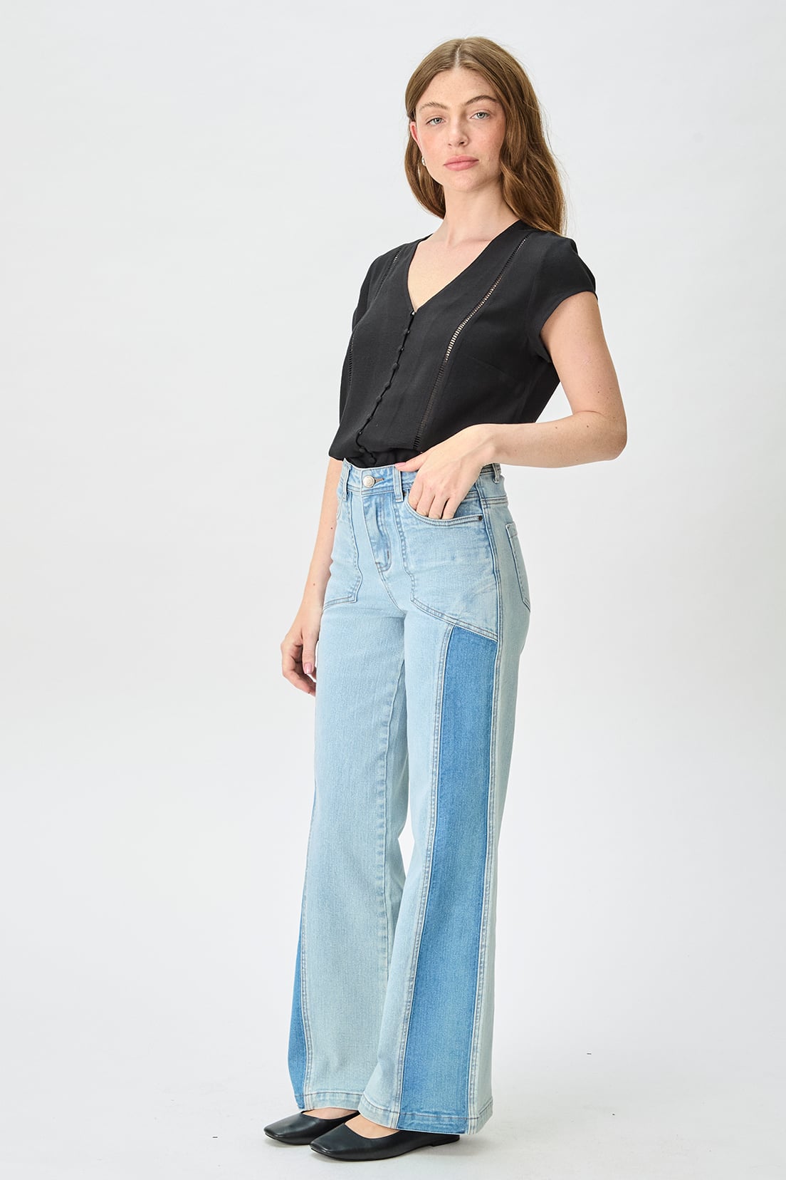 BLUSA MUJER IO NEGRO LISA - 3
