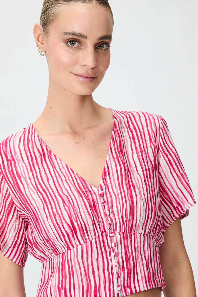 BLUSA MUJER IO ROJO FANTASIA - 2