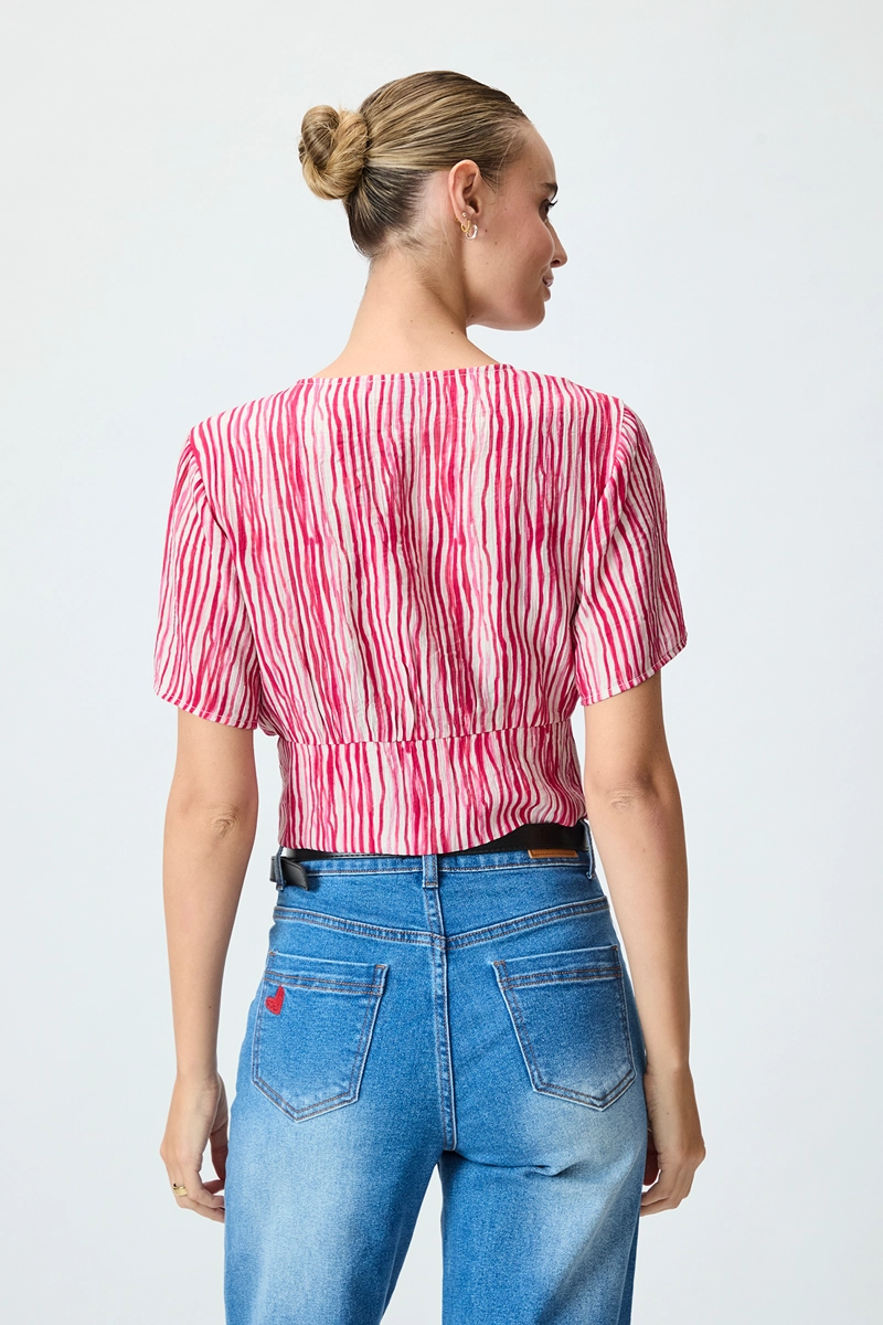 BLUSA MUJER IO ROJO FANTASIA - 3