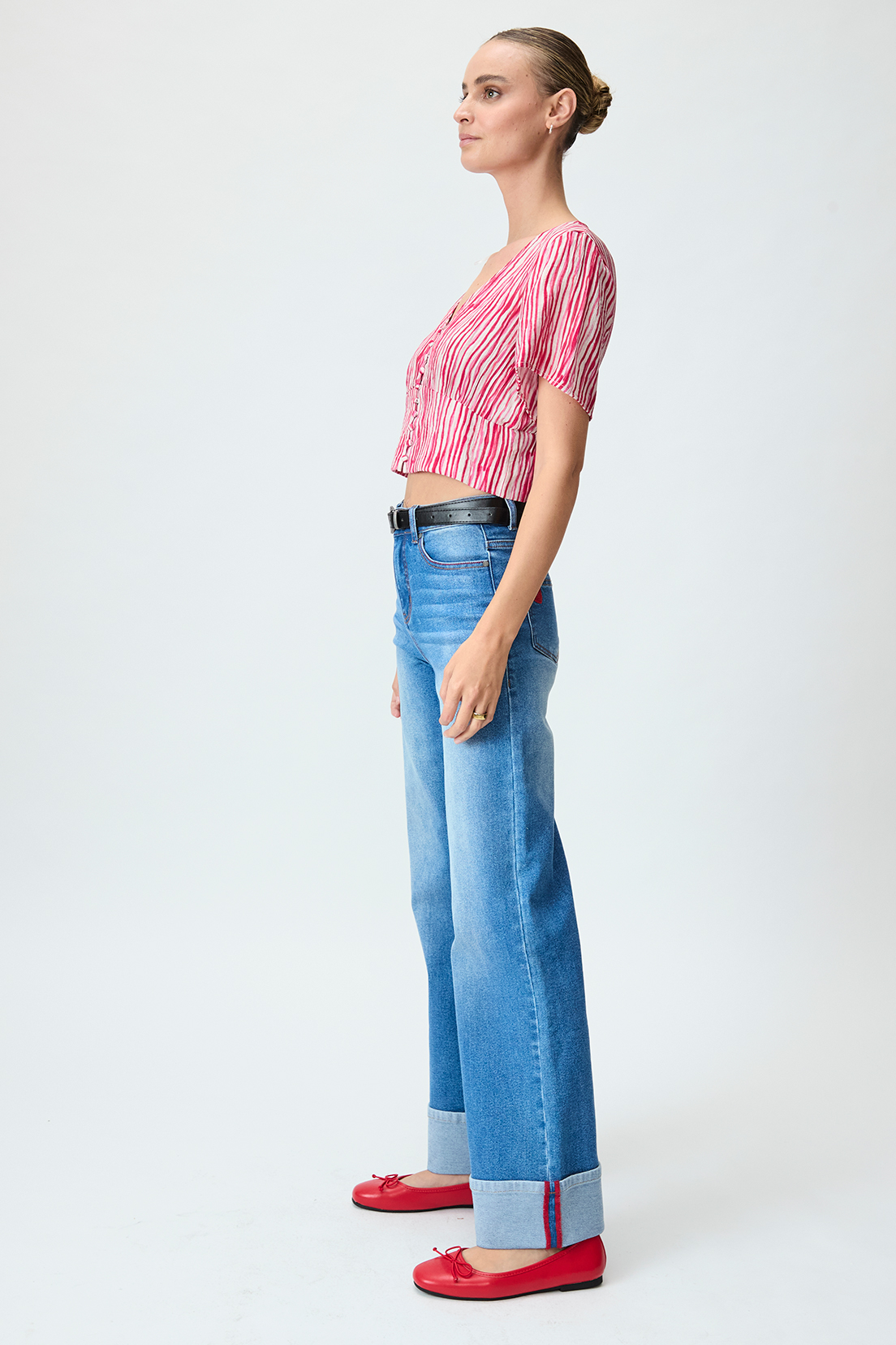 BLUSA MUJER IO ROJO FANTASIA - 4