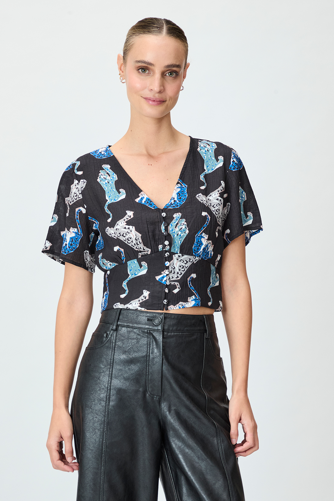 BLUSA MUJER IO NEGRO FANTASIA - 1