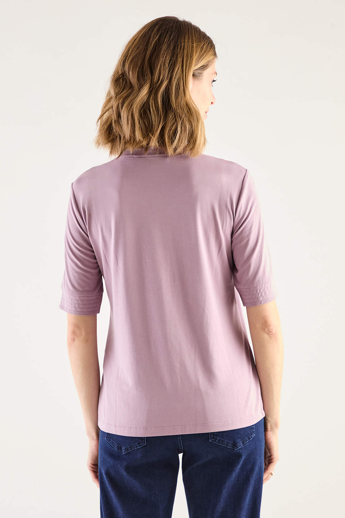 POLERA MUJER GRIFFE LILA LISA - 4