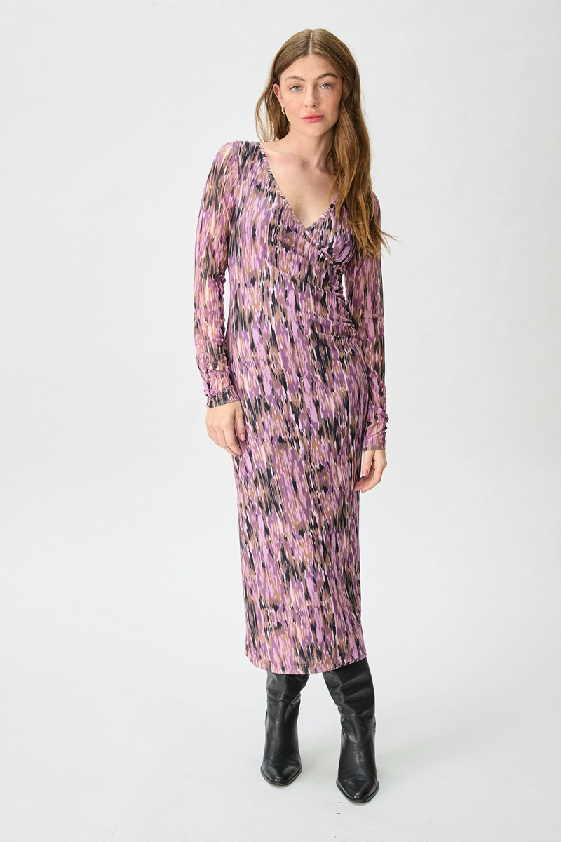 VESTIDO MUJER IO ROSADO FANTASIA LARGO - 1