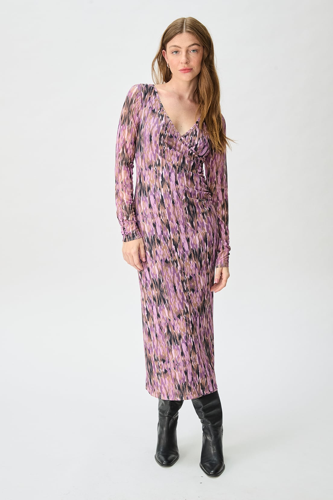 VESTIDO MUJER IO ROSADO FANTASIA LARGO - 1