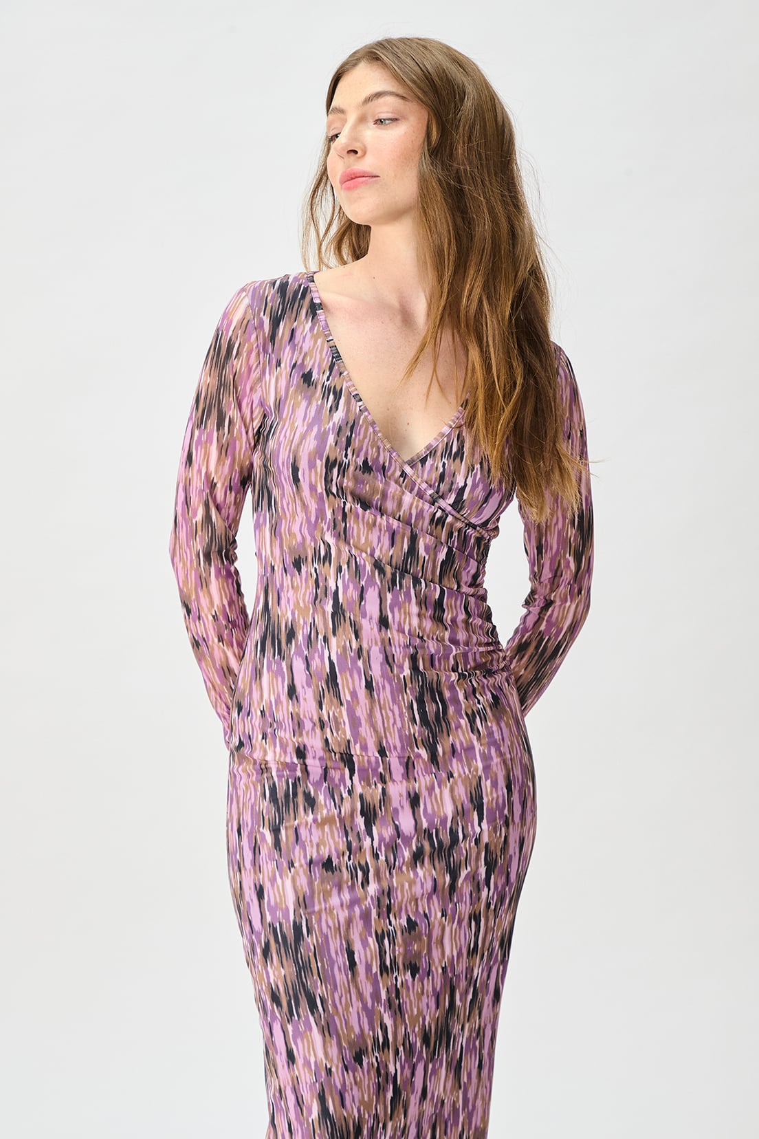 VESTIDO MUJER IO ROSADO FANTASIA LARGO - 2