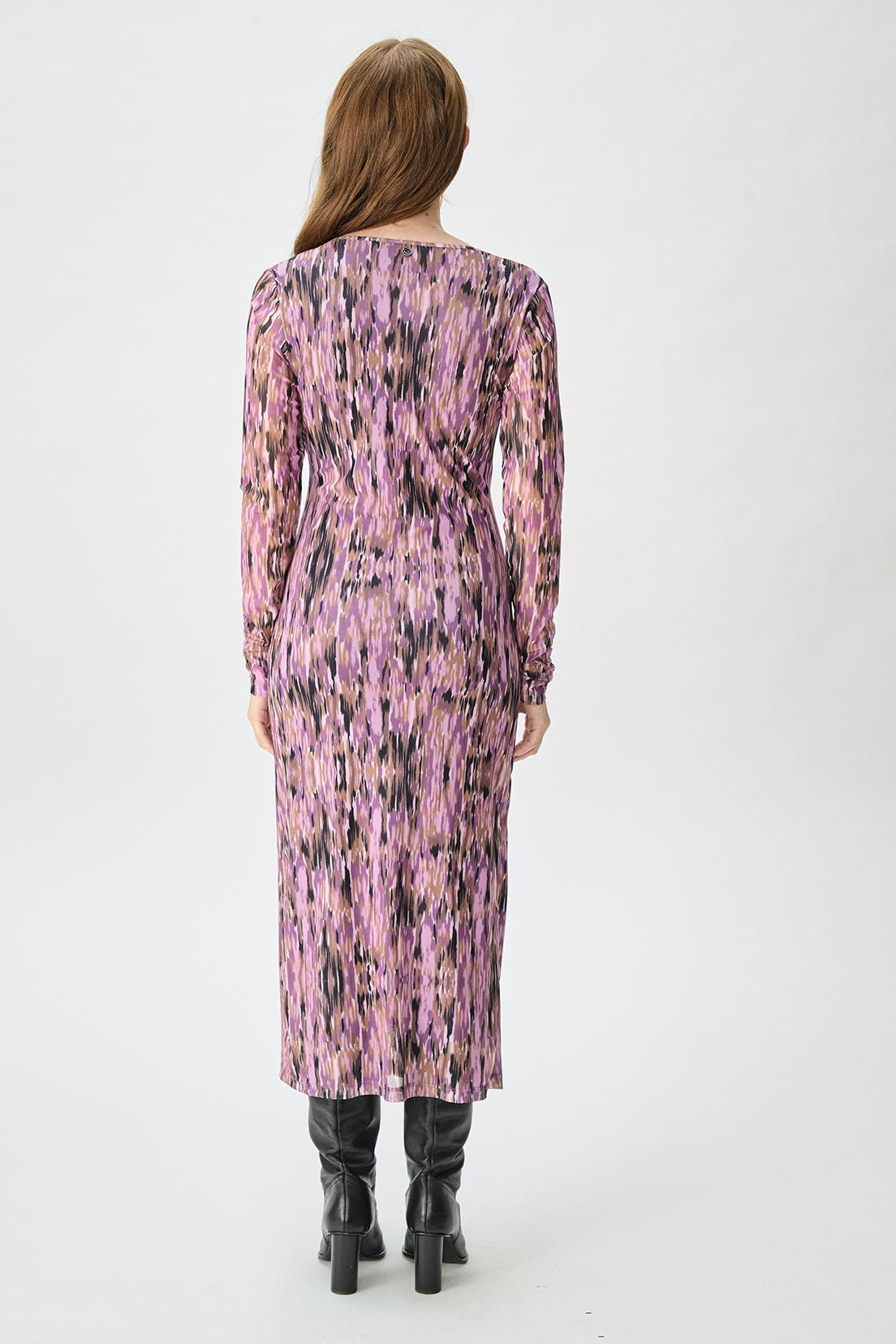 VESTIDO MUJER IO ROSADO FANTASIA LARGO - 5