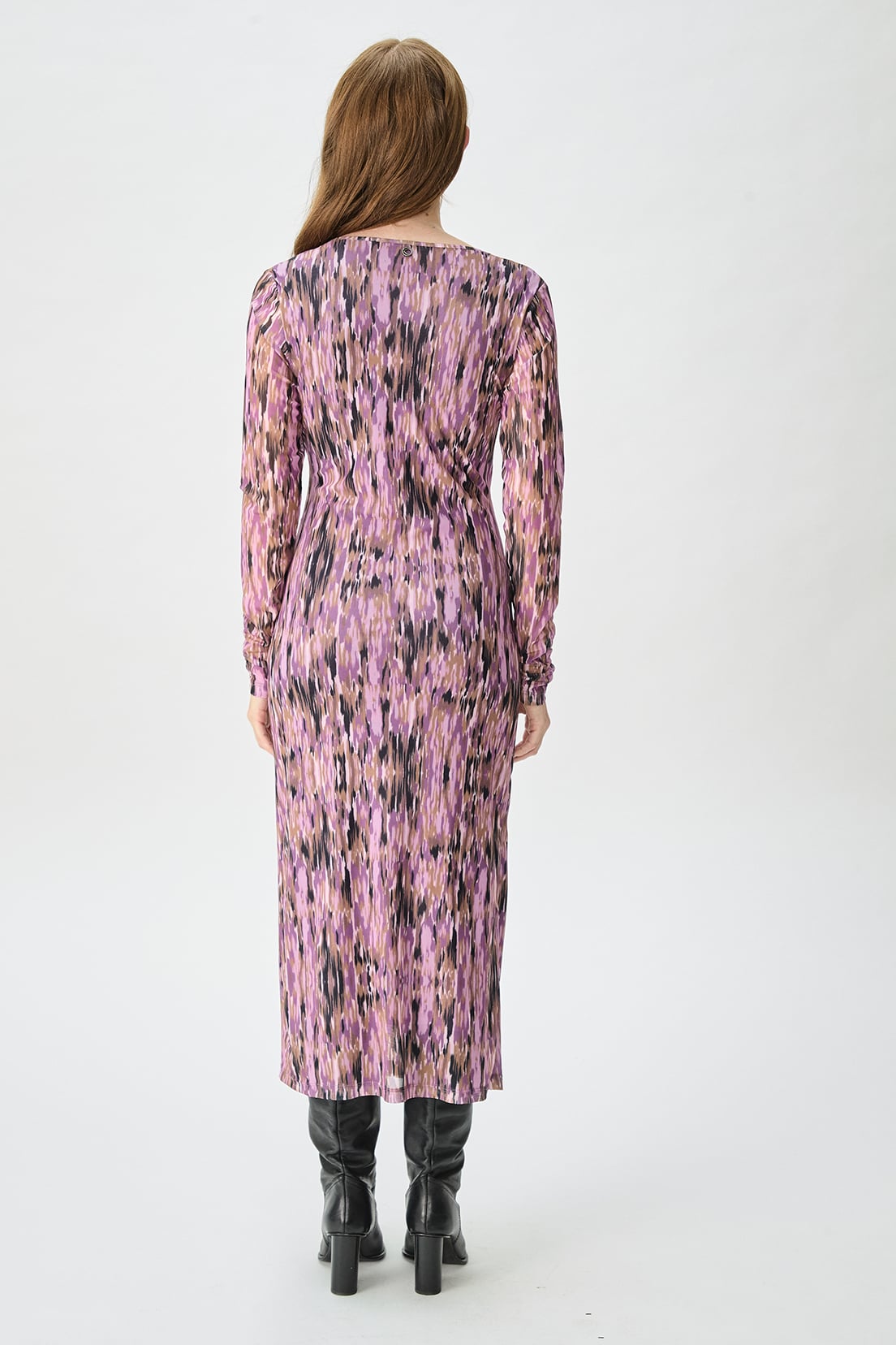 VESTIDO MUJER IO ROSADO FANTASIA LARGO - 5