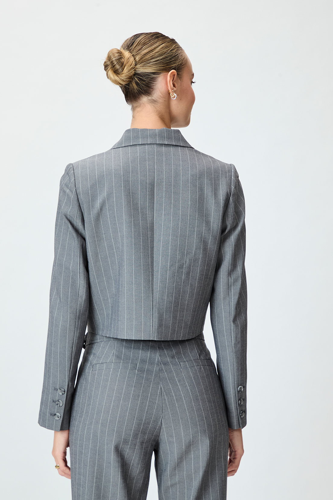BLAZER MUJER GRIS FANTASÍA - 4