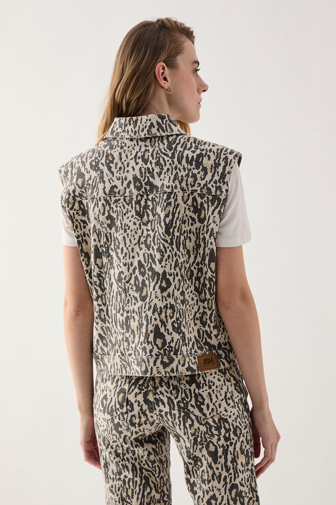 CHAQUETA ALGODÓN MUJER ASH NEGRO MEZCLILLA - 4