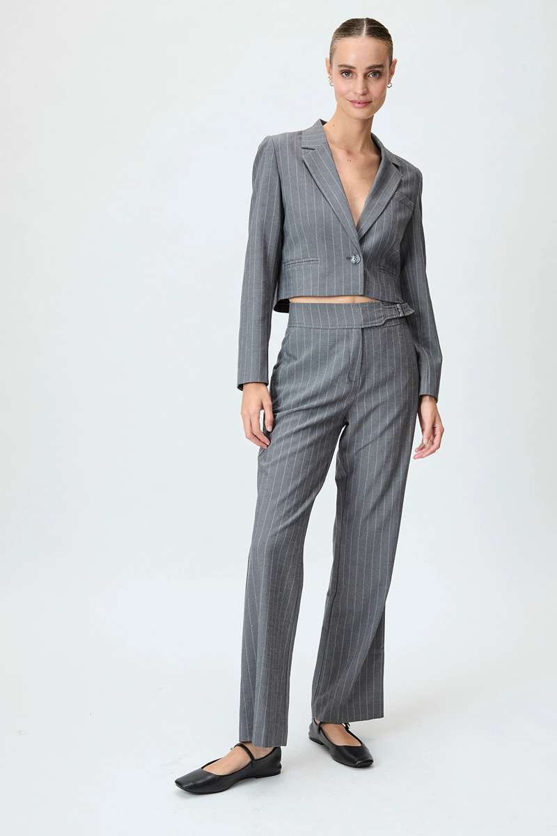 PANTALÓN MUJER IO GRIS FANTASIA - 1