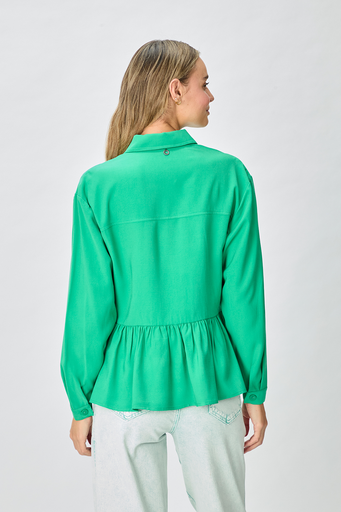 TAPADO MUJER VERDE LISO - 4