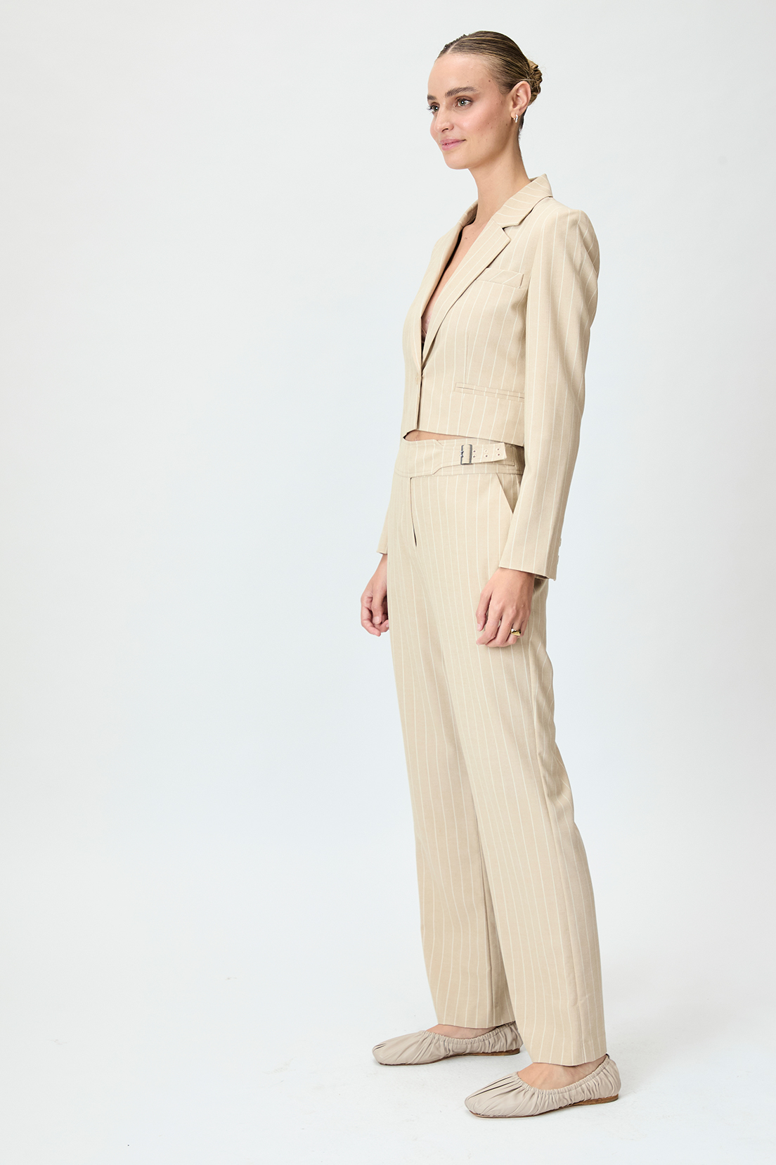 PANTALÓN MUJER IO BEIGE FANTASIA - 4