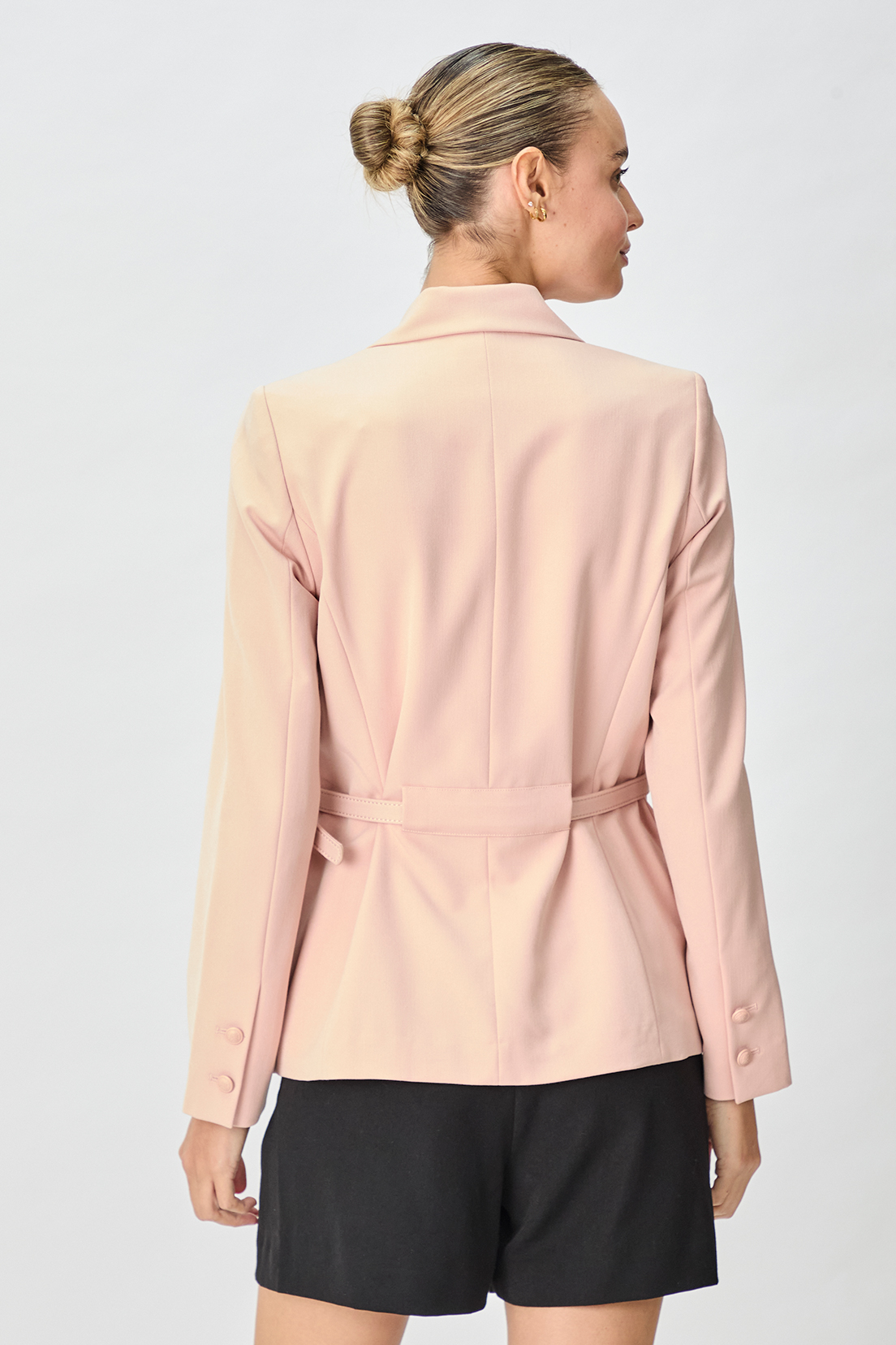BLAZER MUJER ROSADO LISO - 5