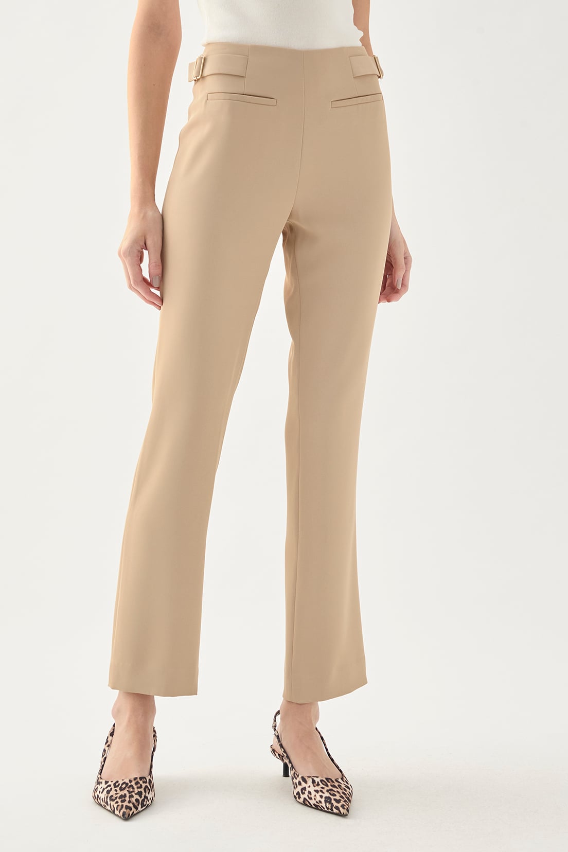 PANTALÓN MUJER ASH CAMEL LISO - 2