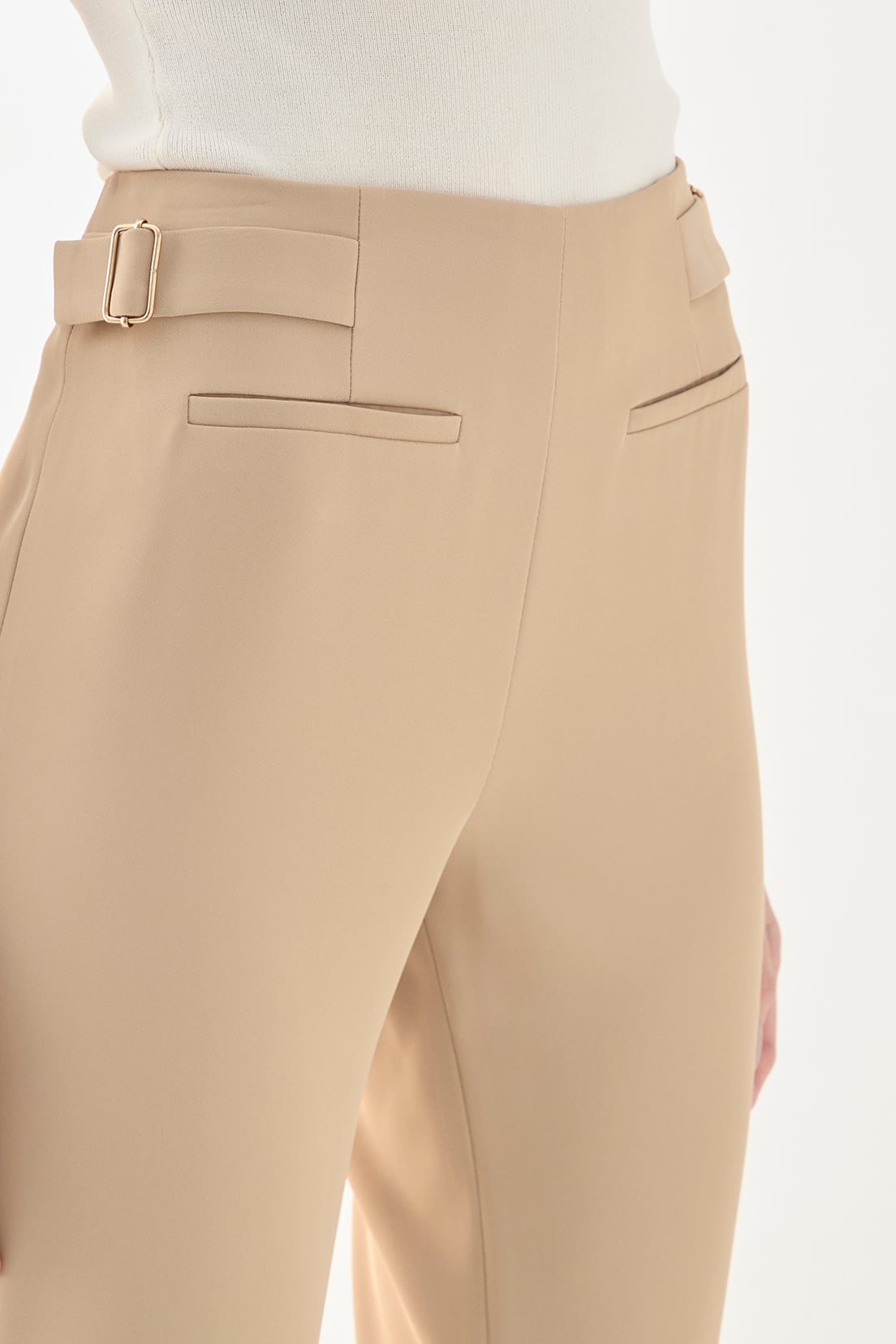 PANTALÓN MUJER ASH CAMEL LISO - 3
