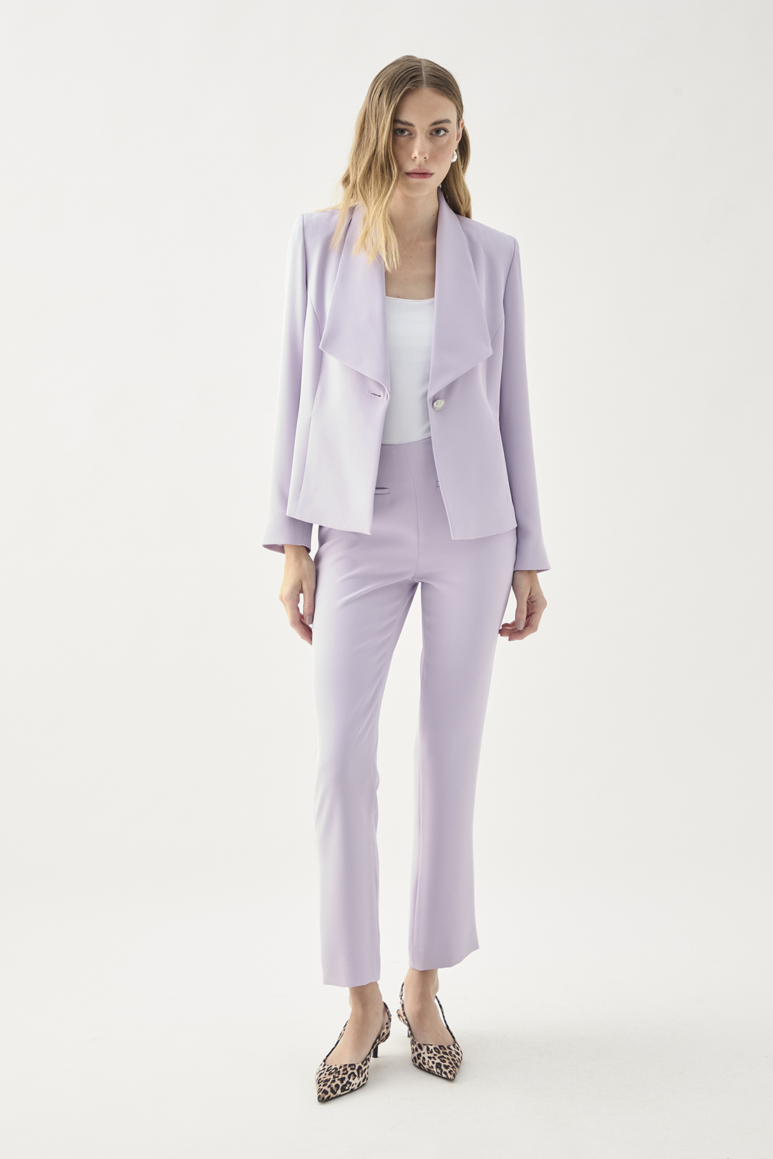 PANTALÓN MUJER ASH LILA LISO - 1