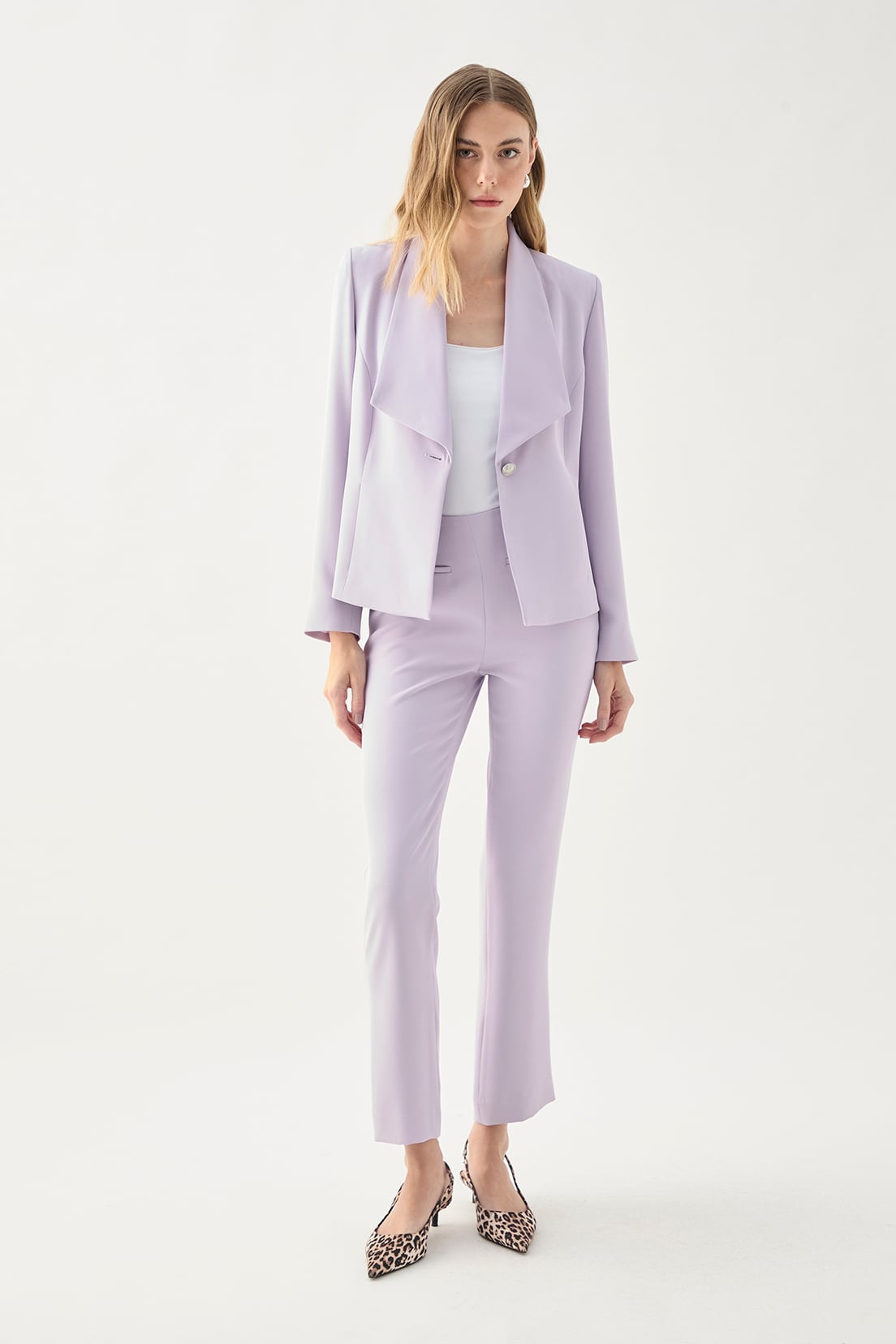 PANTALÓN MUJER ASH LILA LISO - 1
