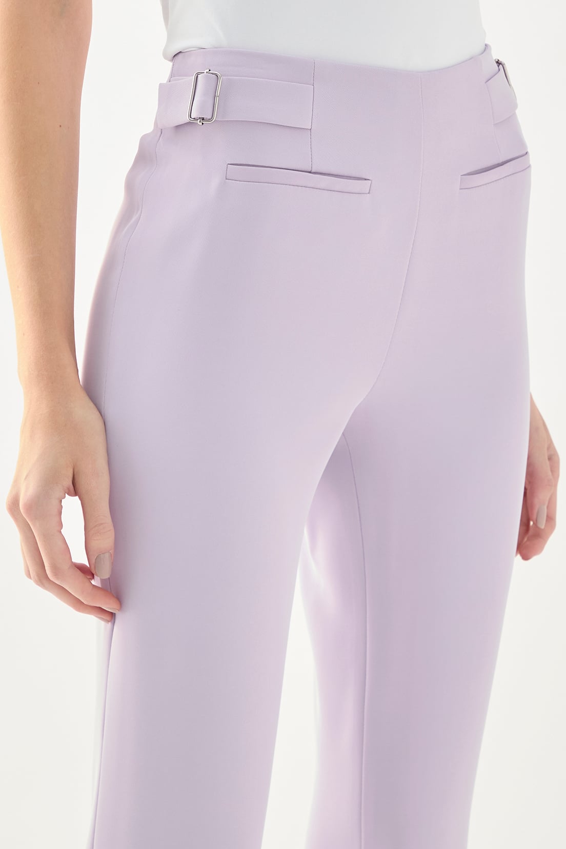 PANTALÓN MUJER ASH LILA LISO - 3