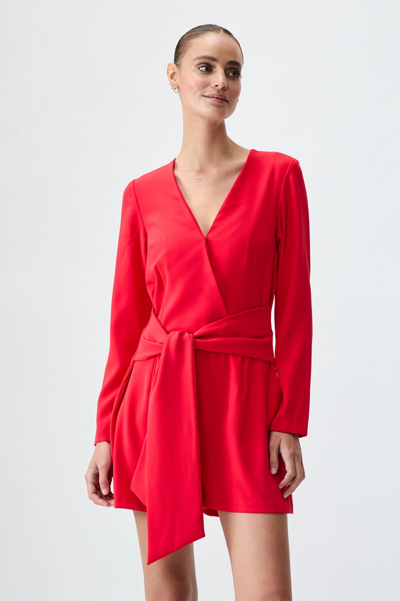ENTERITO MUJER IO ROJO LISO - 1