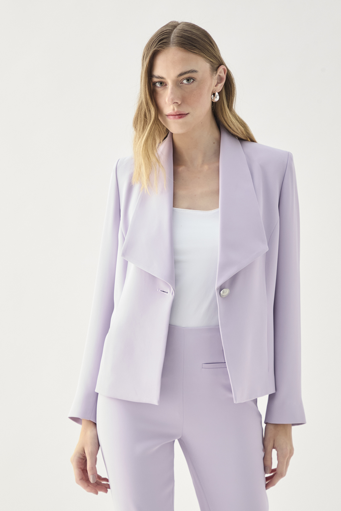 BLAZER MUJER ASH LILA LISO - 1