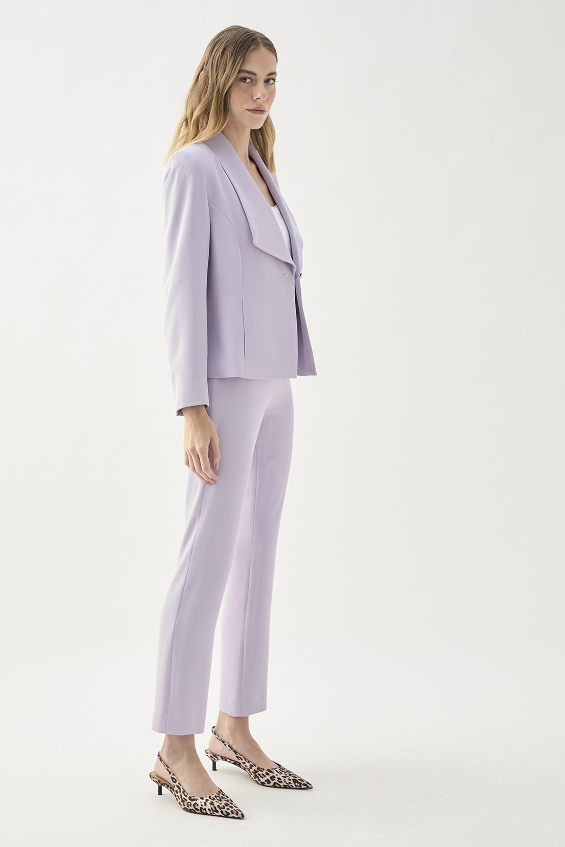 BLAZER MUJER ASH LILA LISO - 3