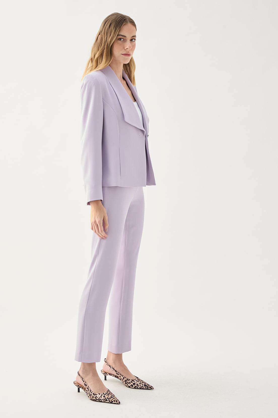 BLAZER MUJER ASH LILA LISO - 3