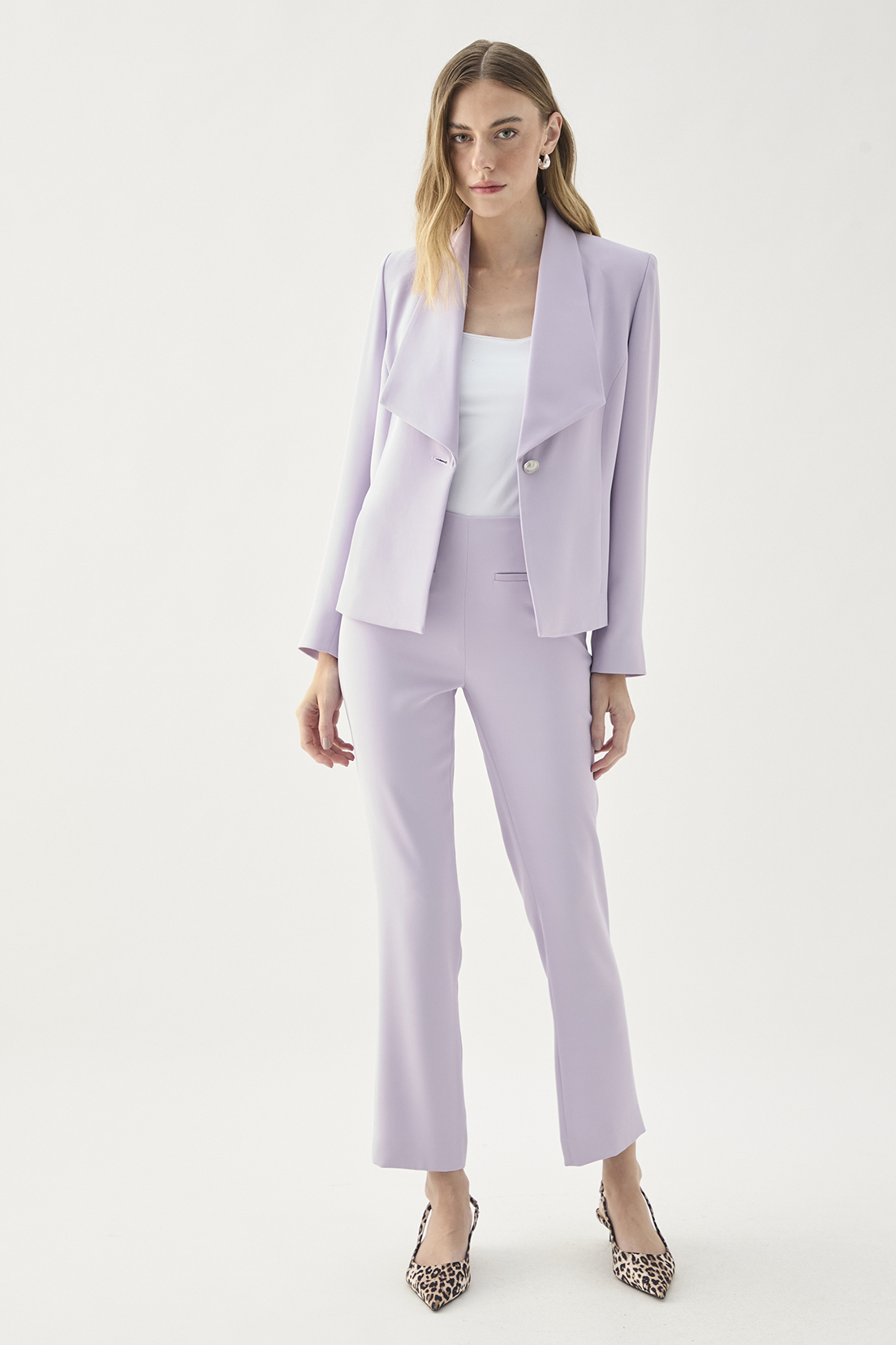 BLAZER MUJER ASH LILA LISO - 5