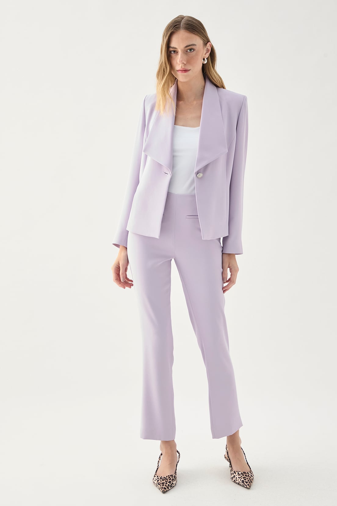 BLAZER MUJER ASH LILA LISO - 5