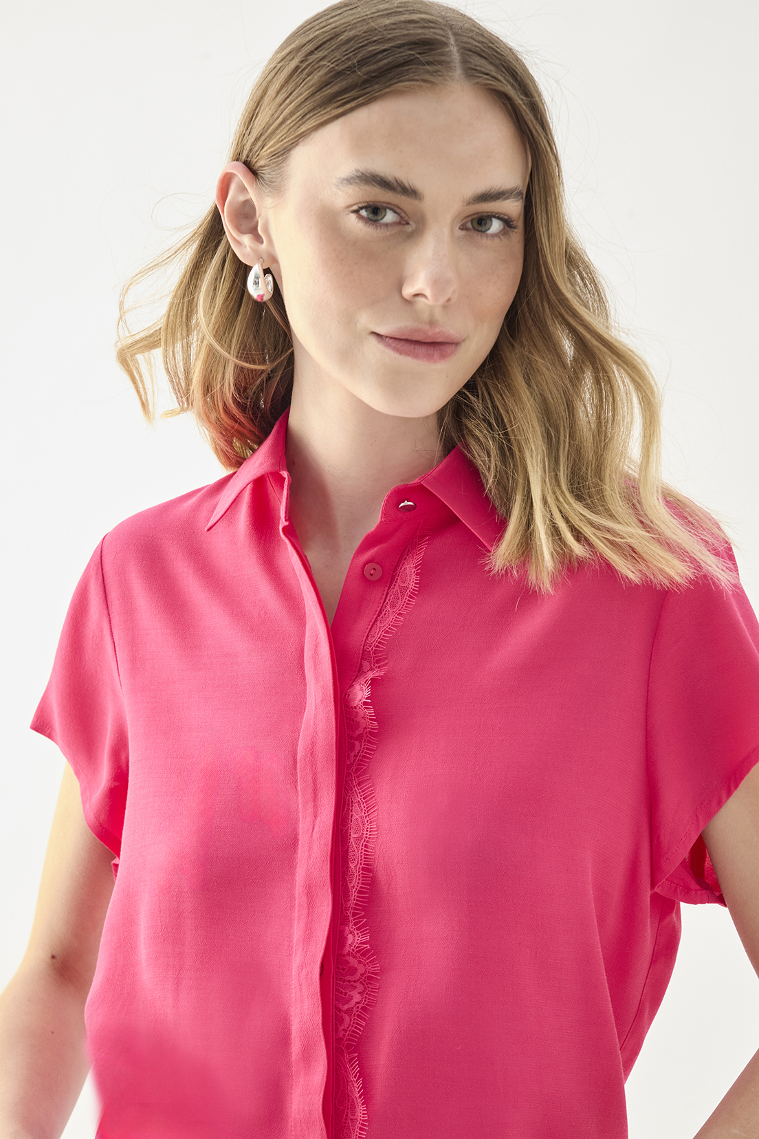 BLUSA MUJER ASH FUCSIA LISA - 2
