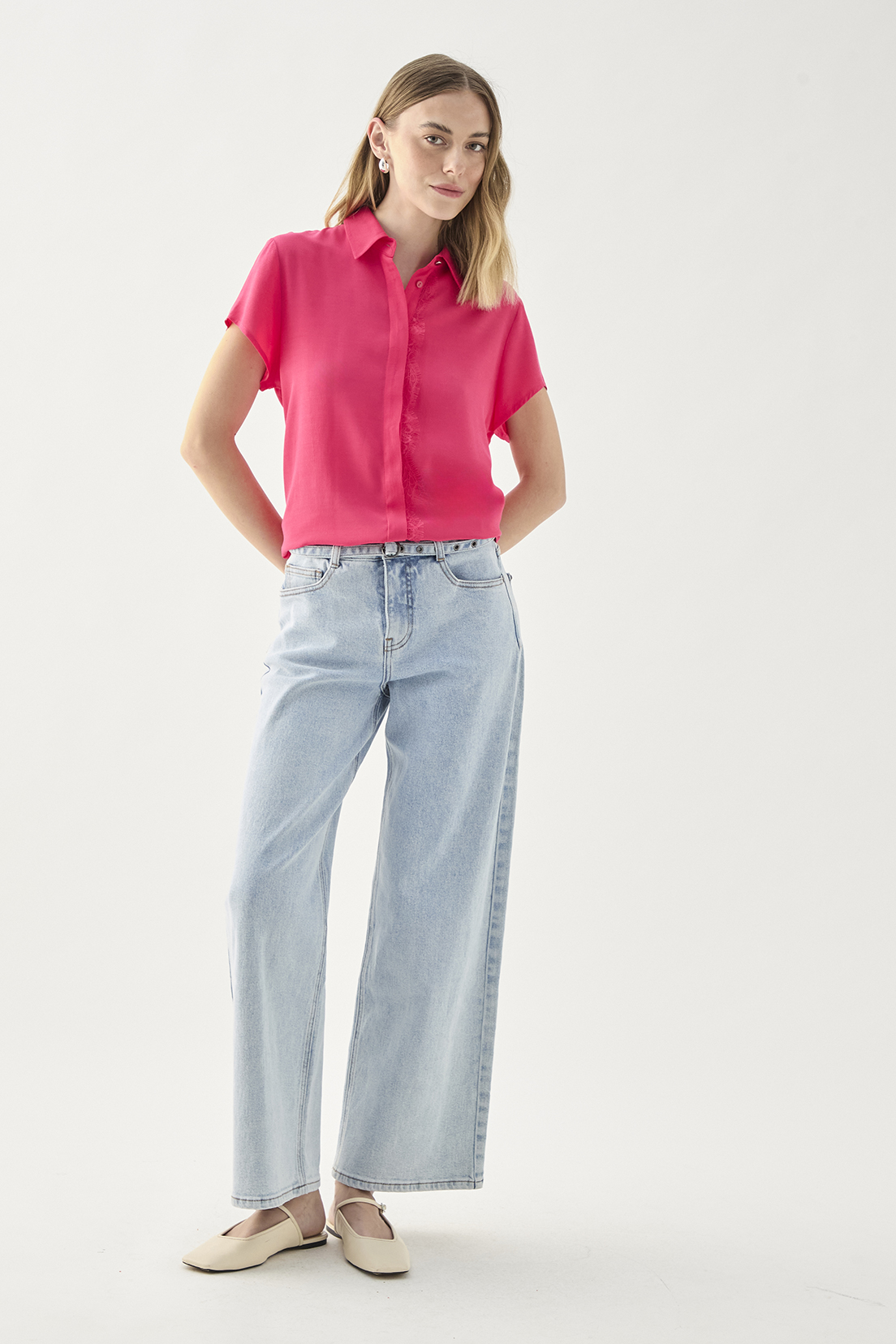 BLUSA MUJER ASH FUCSIA LISA - 4