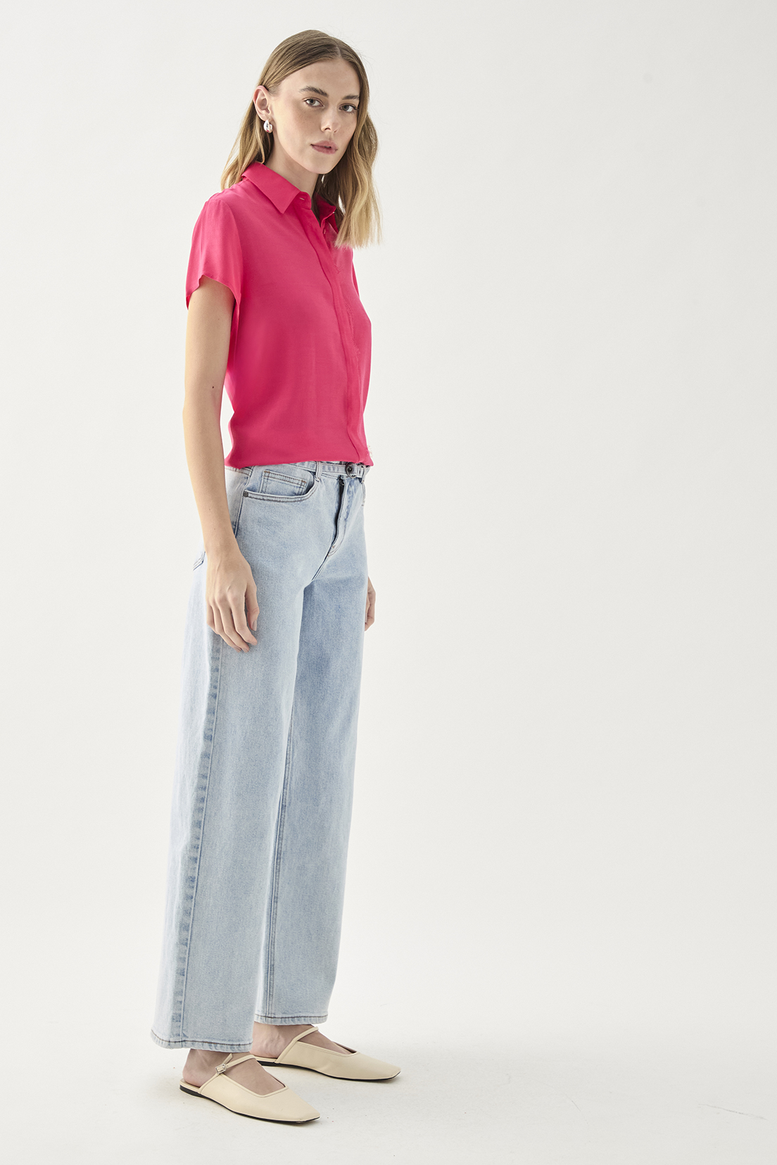 BLUSA MUJER ASH FUCSIA LISA - 5