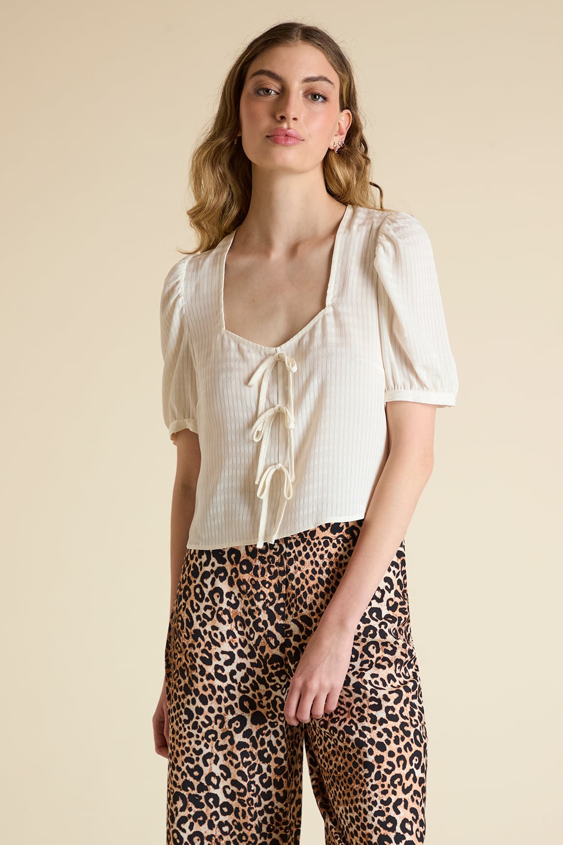 BLUSA MUJER BLANCO LISA - 1