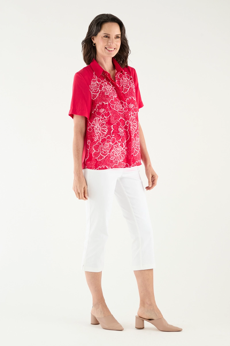 BLUSAS MANGA CORTA MUJER MAGRIFFE - 4